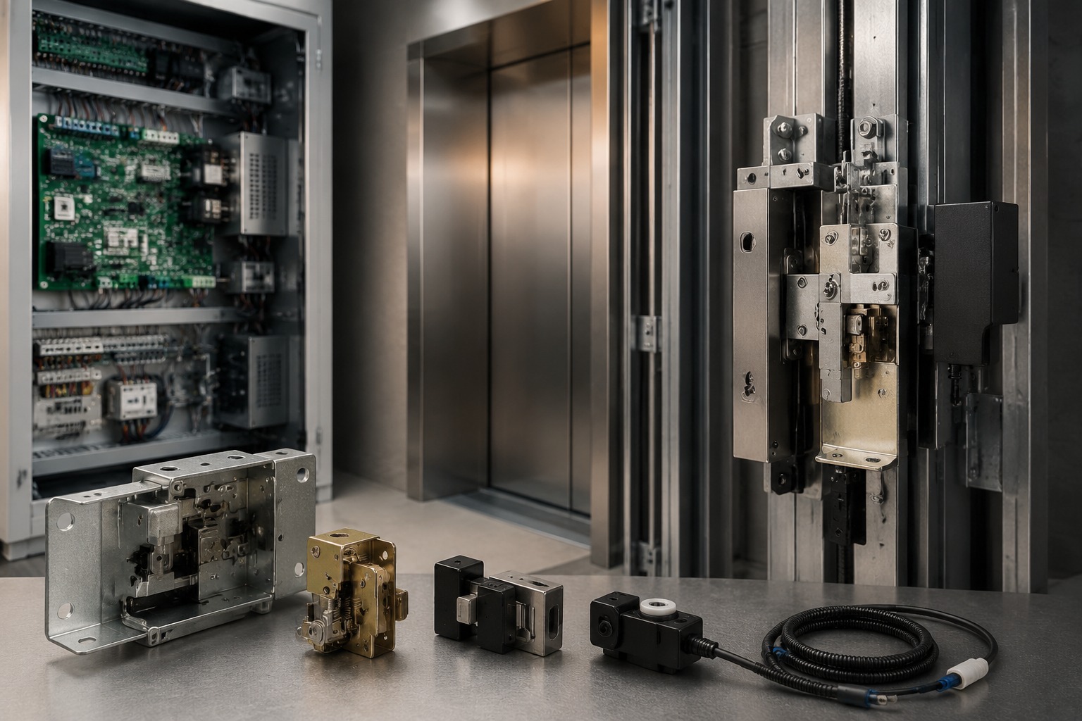دليل اختيار وصيانة أقفال أبواب المصاعد في السعودية