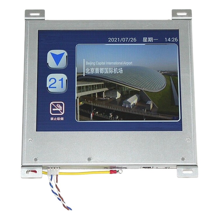 شاشة عرض LCD 10.4 بوصة OTIS قطع غيار المصعد وملحقاته