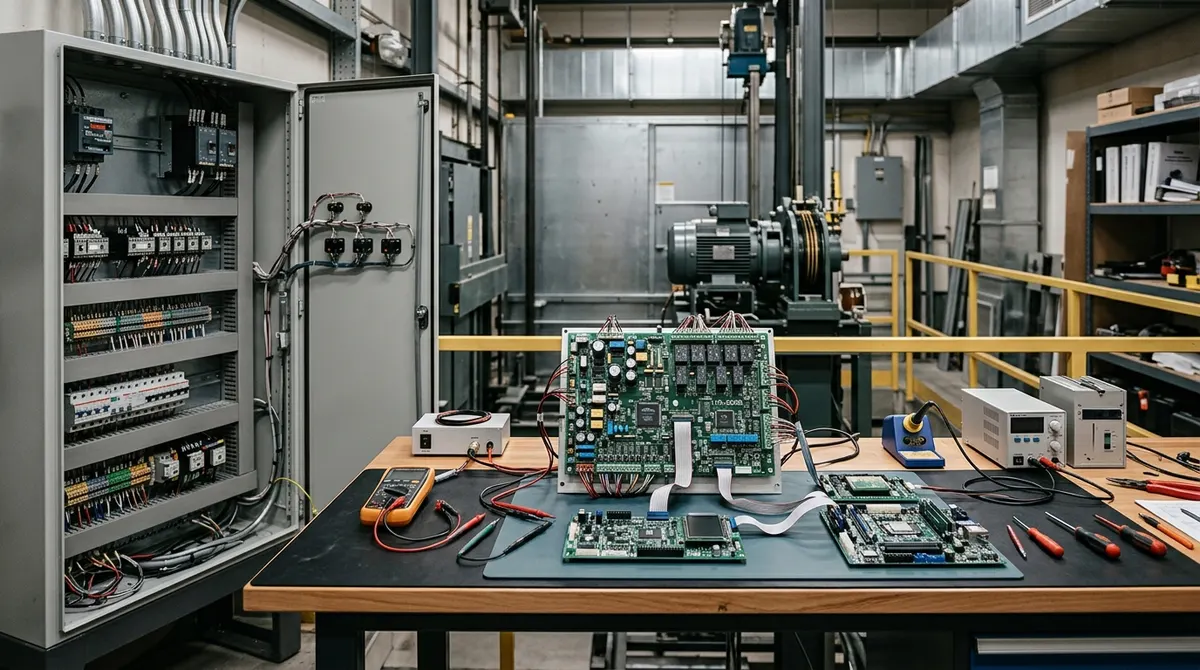 لوحة تحكم مصعد توشيبا I/O-500D لـ CV620